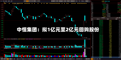 中恒集团：拟1亿元至2亿元回购股份