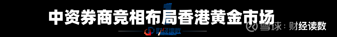 中资券商竞相布局香港黄金市场