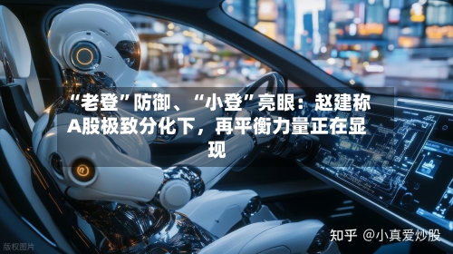 “老登”防御、“小登	”亮眼：赵建称A股极致分化下，再平衡力量正在显现-第3张图片