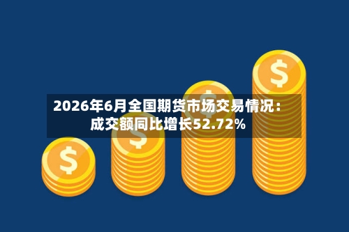 2026年6月全国期货市场交易情况：成交额同比增长52.72%-第2张图片