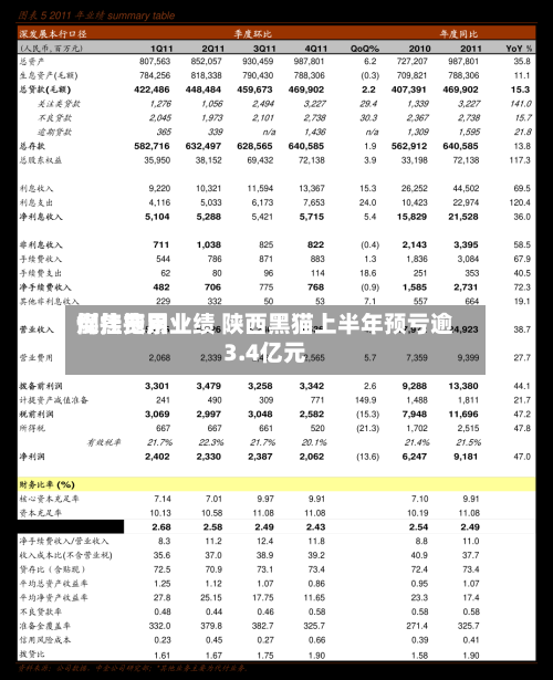 煤焦费用
倒挂拖累业绩 陕西黑猫上半年预亏逾3.4亿元-第2张图片