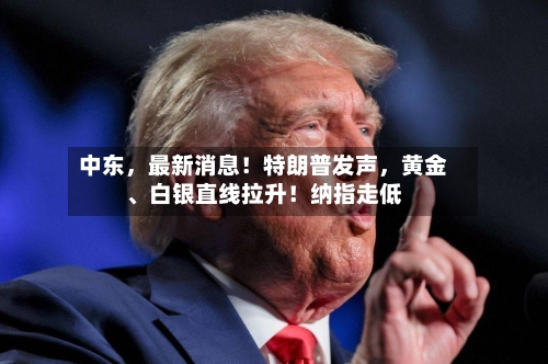 中东，最新消息！特朗普发声，黄金	、白银直线拉升！纳指走低-第2张图片