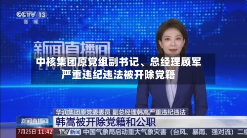 中核集团原党组副书记、总经理顾军严重违纪违法被开除党籍-第2张图片