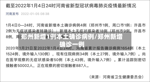 郑州新增1例本土确诊病例/郑州新增确诊一例-第2张图片