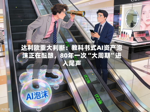 达利欧重大判断:教科书式AI资产泡沫正在酝酿,80年一次“大周期”进入尾声
