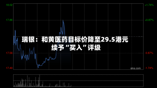 瑞银：和黄医药目标价降至29.5港元 续予“买入”评级-第1张图片