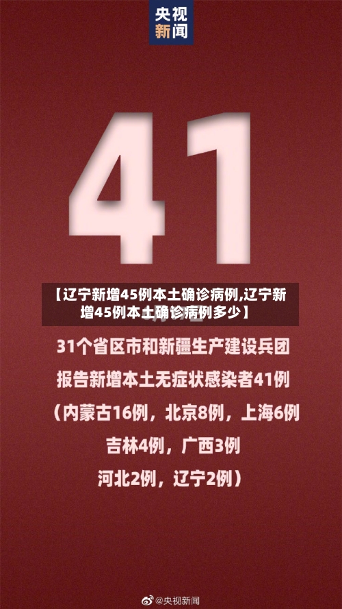 【辽宁新增45例本土确诊病例,辽宁新增45例本土确诊病例多少】-第3张图片