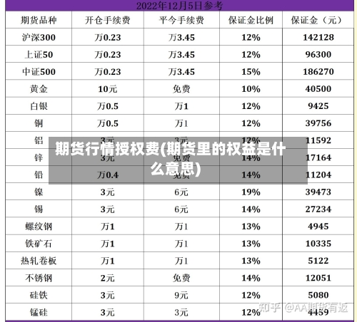 期货行情授权费(期货里的权益是什么意思)-第2张图片
