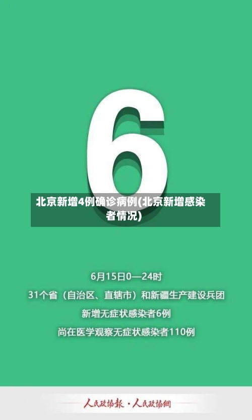 北京新增4例确诊病例(北京新增感染者情况)-第2张图片