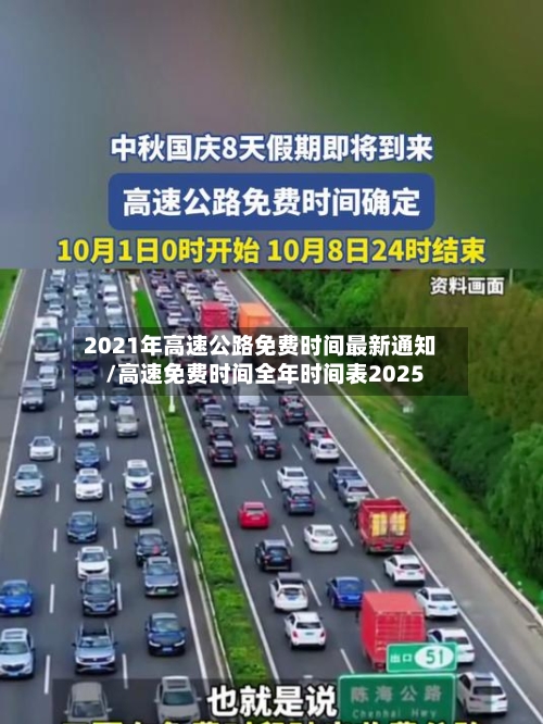 2021年高速公路免费时间最新通知/高速免费时间全年时间表2025-第2张图片
