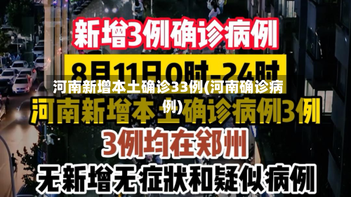 河南新增本土确诊33例(河南确诊病例)-第2张图片
